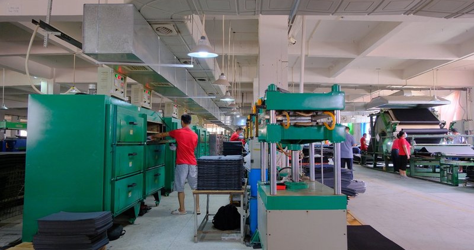 Brilliant EVA case production workshop interior